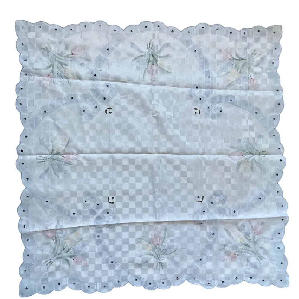 Vintage Table Furniture Cover Floral
